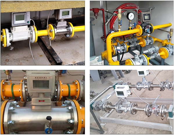 天然氣流量計(jì)現(xiàn)場安裝使用圖